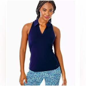 Lilly Pulitzer Lakelyn Bra Polo Luxletic Top